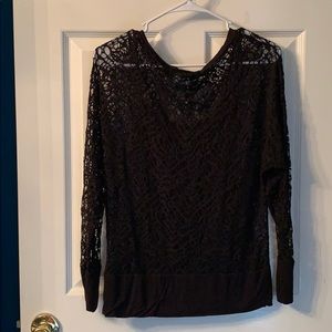 lace long sleeve blouse
